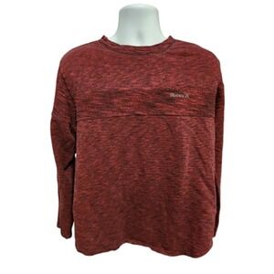 Hurley Men's Sweatshirt Large Red Black Pullover‎ Exclusive for Buckle Shirt
